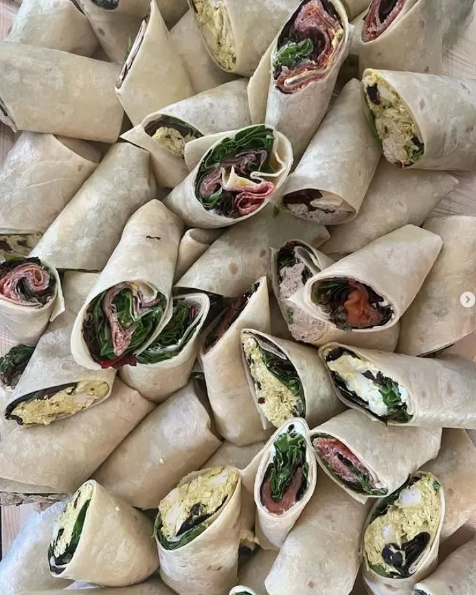 Catering — assorted wrap board
