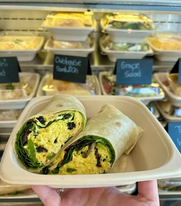 Chicken curry wrap — our most popular!