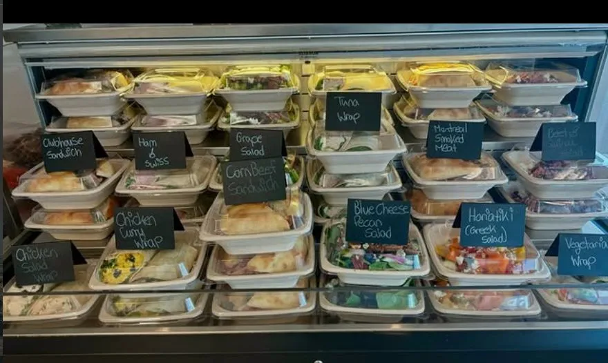 Fresh daily sandwich selection