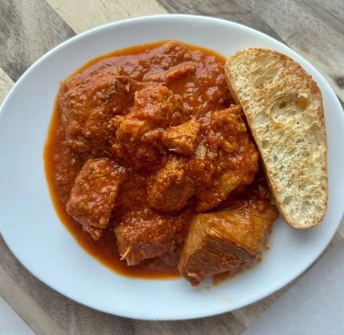 Homemade butter chicken