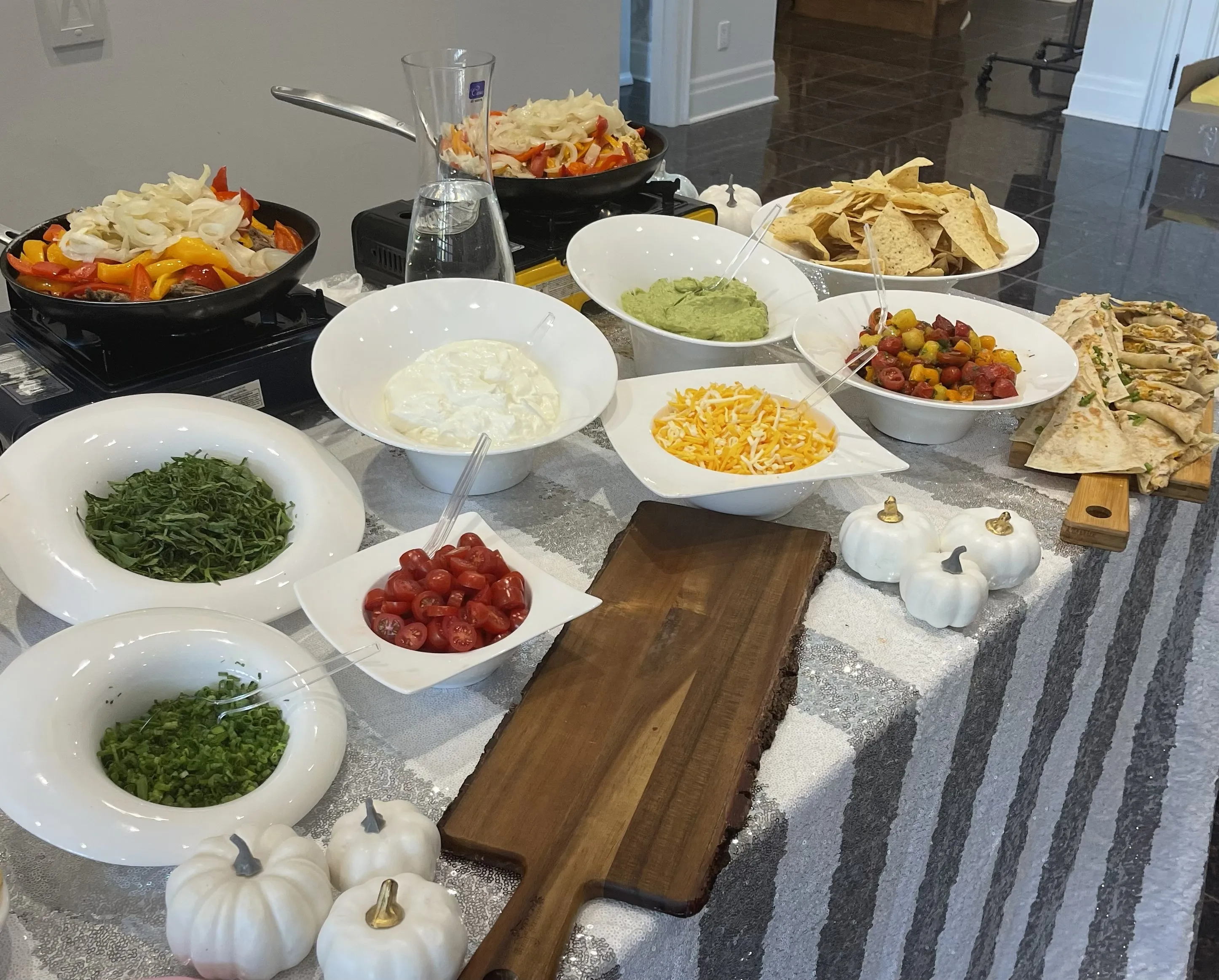 Mexican live cooking station Toronto